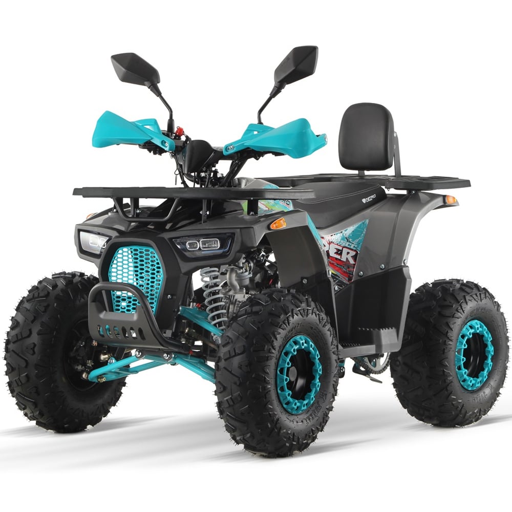 ATV electric ECO DustRider XXL 1500W 60V 20Ah cu diferential roti 8 inch gri