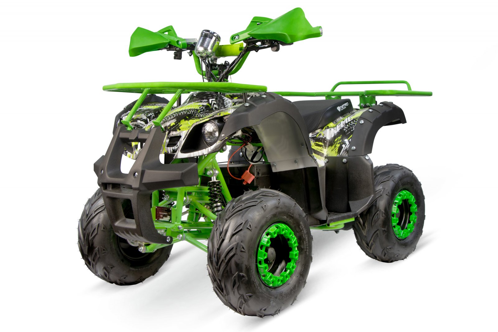 ATV electric Eco Toronto 1000W 48V 20Ah roti 7 inch culoare Verde Camuflaj