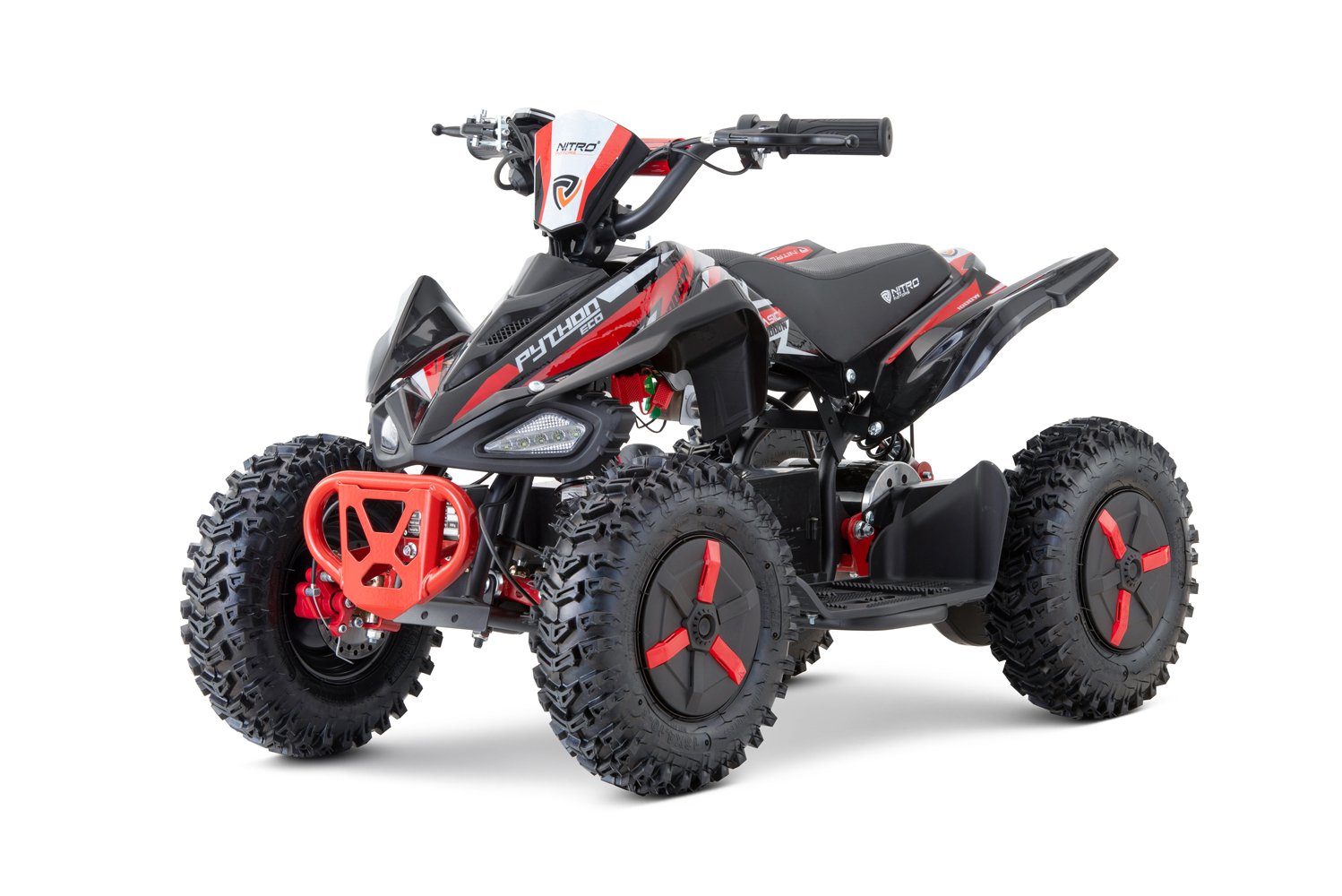 ATV electric NITRO ECO Python 1000W 36V Snowy tyre cu 3 Viteze culoare rosu