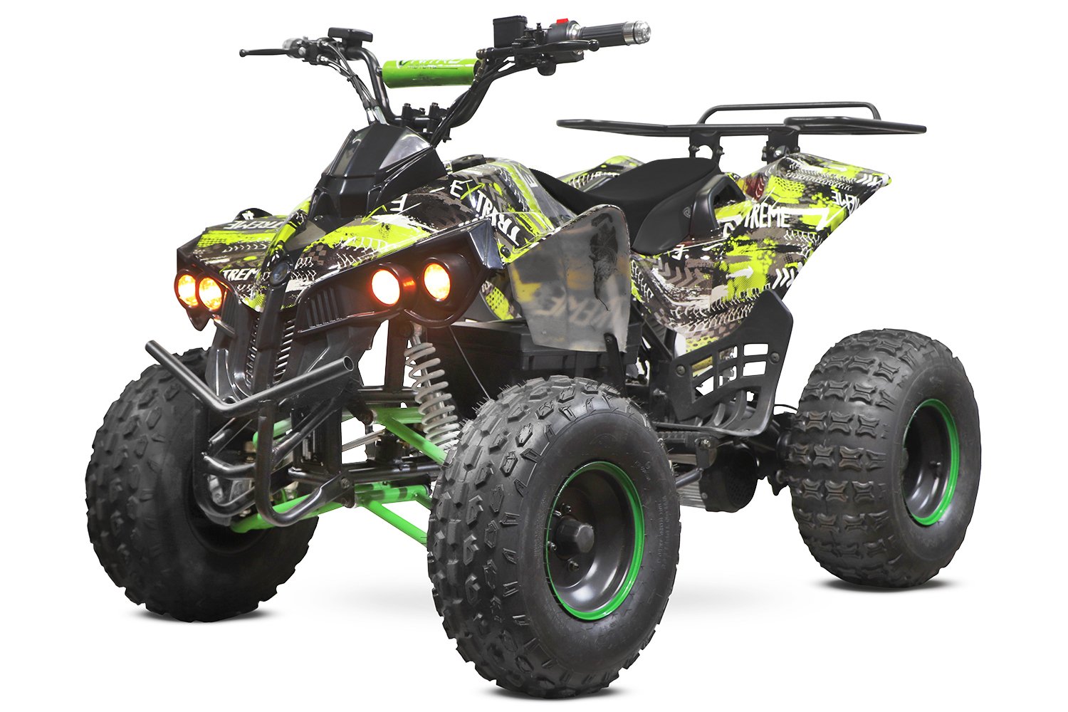 ATV electric NITRO Eco Warrior 1000W 48V 20Ah cu DIFERENTIAL #Verde Grafiti