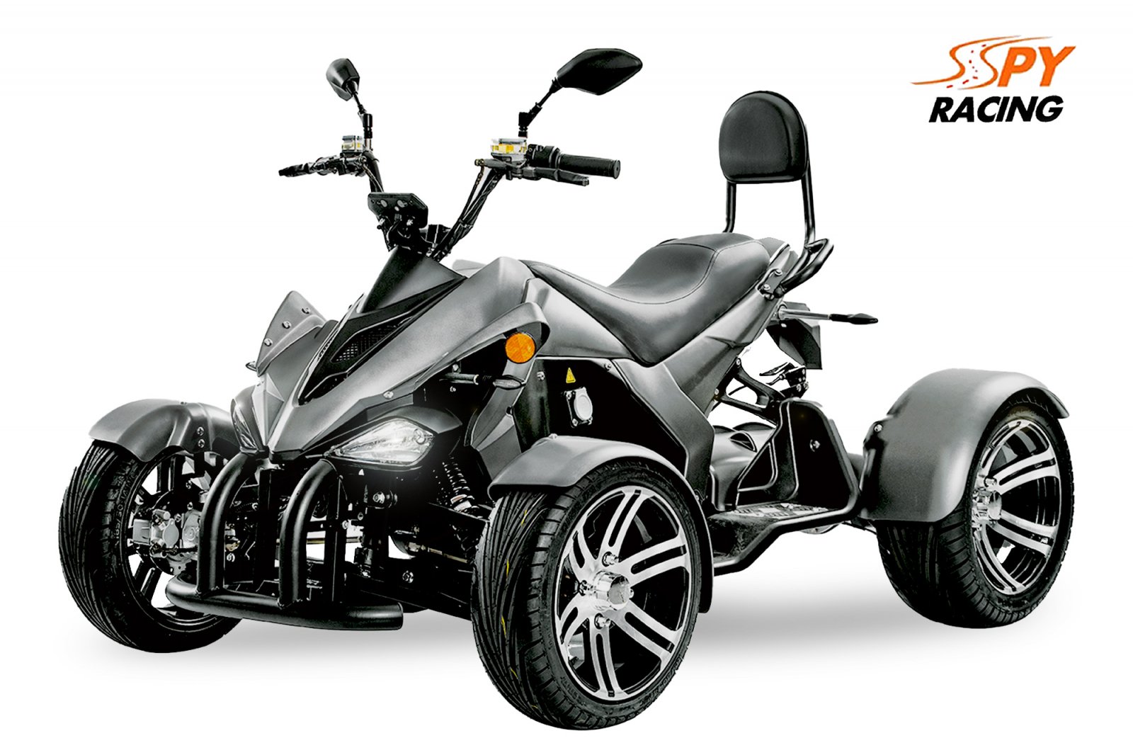 ATV electric SPY Racing Eco Quad 4000W 72V 100Ah baterie litiu-ion culoare neagra