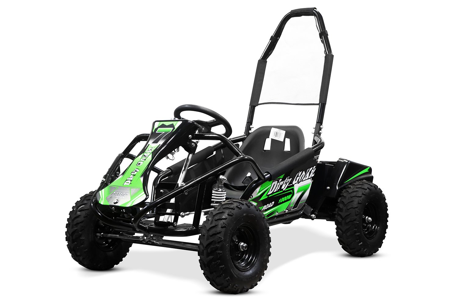 Kart electric pentru copii NITRO GoKid Dirty 1000W 48V #Verde