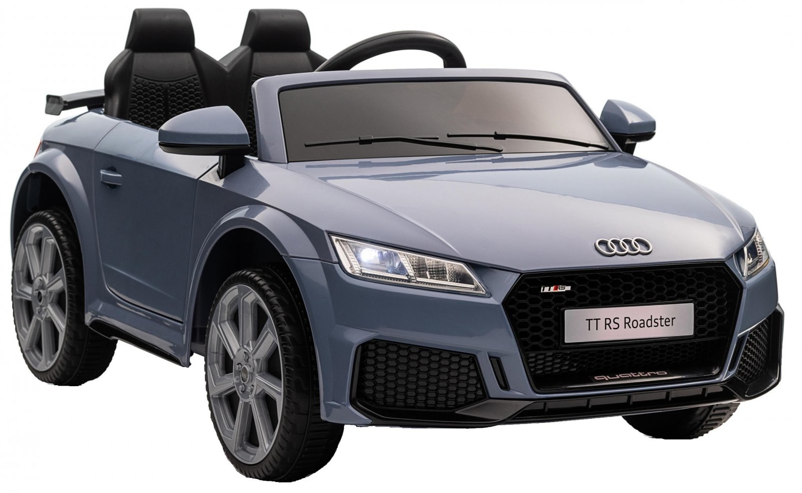 Masinuta electrica New Audi TTRS Roadster 70W 12V STANDARD culoare Albastru cenusiu