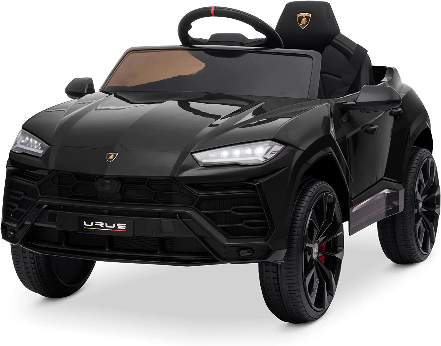 Masinuta electrica pentru copil 2-5 ani Lamborghini Urus 70W 12V 7Ah culoare Neagra