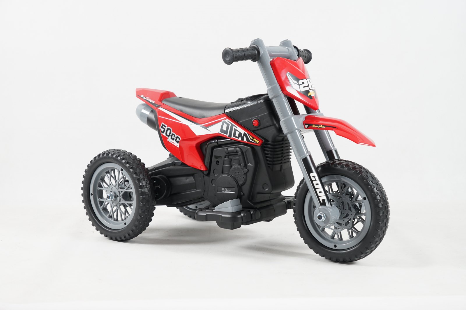 Motocicleta electrica cu 3 roti  Enduro 60W 12V STANDARD culoare rosu