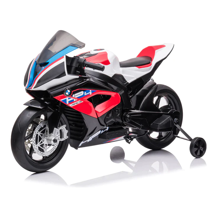 Motocicleta electrica cu licenta BMW HP4 Premium pentru copil 3-9 ani culoare Rosu