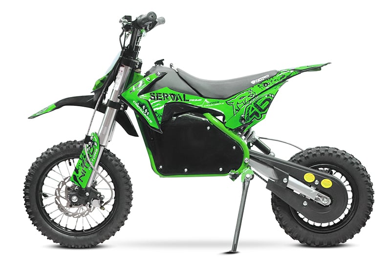 Motocicleta electrica Eco Serval PRIME 1200W 12/10 48V 15Ah Lithiu ION culoare Verde