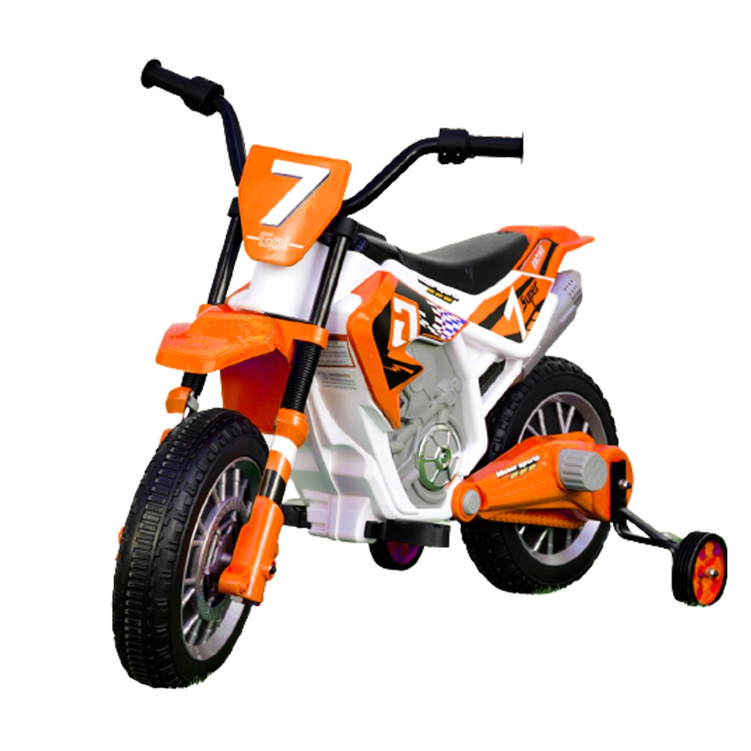 Motocicleta electrica  BJH022 70W 12V PREMIUM culoare Portocaliu