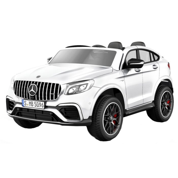 Masinuta electrica cu telecomanda pentru copii Mappy, Mercedes Benz GLC63S, Alb