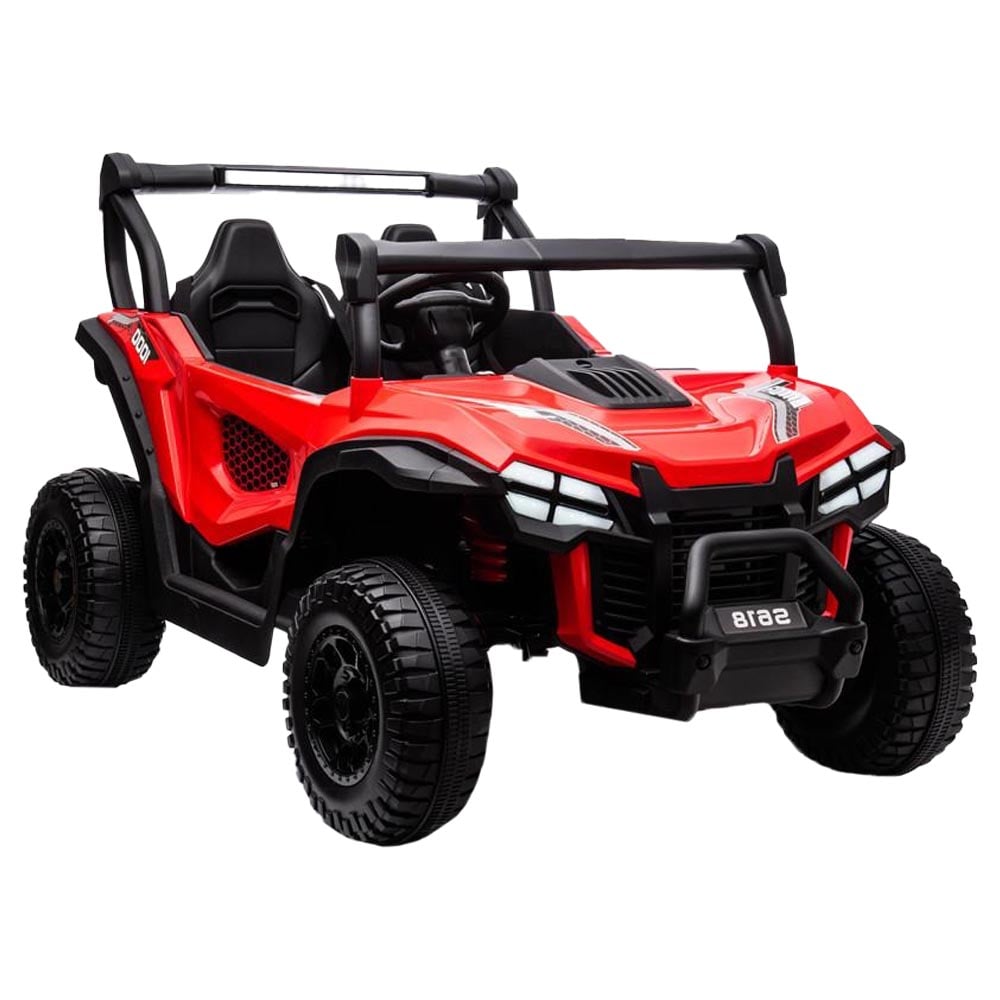 UTV electric pentru 2 copii  Buggy-Truck 200W 12V premium culoare rosie