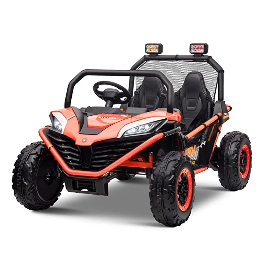 UTV electric pentru 2 copii  Dune-Buggy 300W 24V cu roti MOI culoare Portocaliu