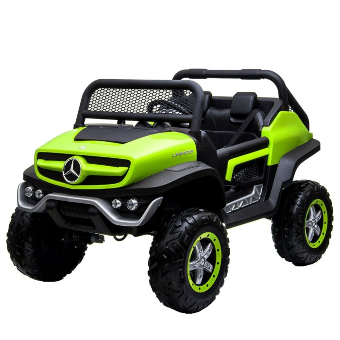 Masinuta electrica pentru 2 copii Mercedes UNIMOG 4×4 140W PREMIUM culoare Verde